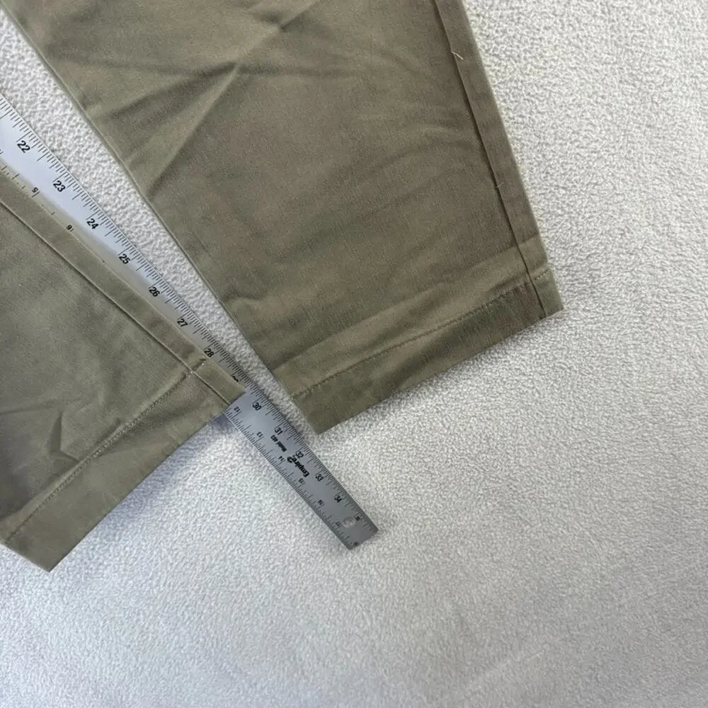 J Crew Pants men's 34x32 Green Chino Tru Temp Stretch Casual Business Office NEW